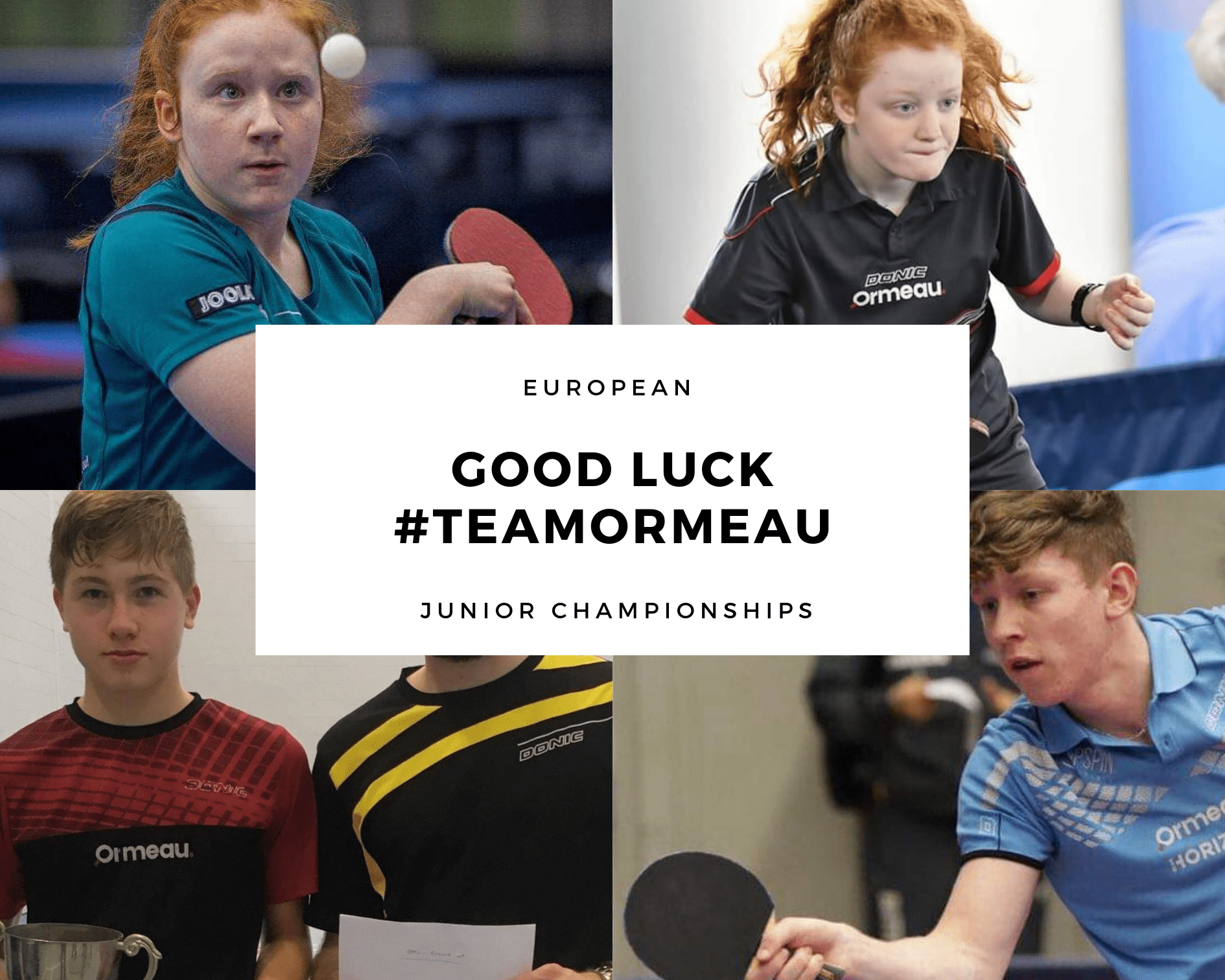 Sophie, Lucy, James &, Owen head to European Championships!