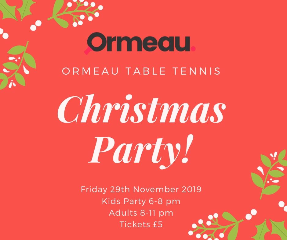 Ormeau Christmas Club Party