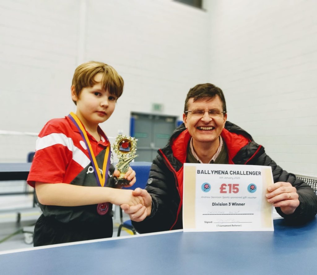 Senan & Christopher win at the Ballymena Challenger